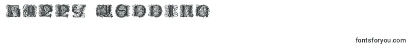 Paulusfranckinitialen-Schriftart – Schriftarten zum Thema Fröhliche Hochzeit